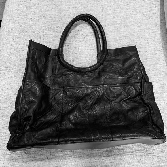 Vintage Navarre Leather Company Travel bag Genuine Leather - Picture 8 of 11